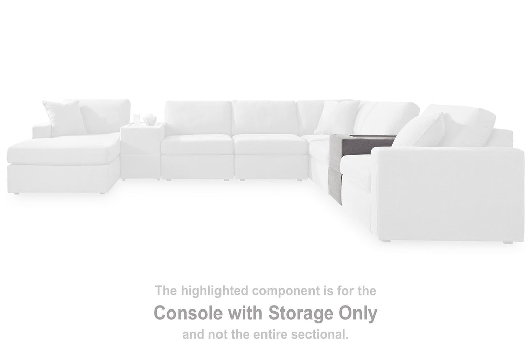 Modmax Balanced Sectional with Audio and Storage Consoles