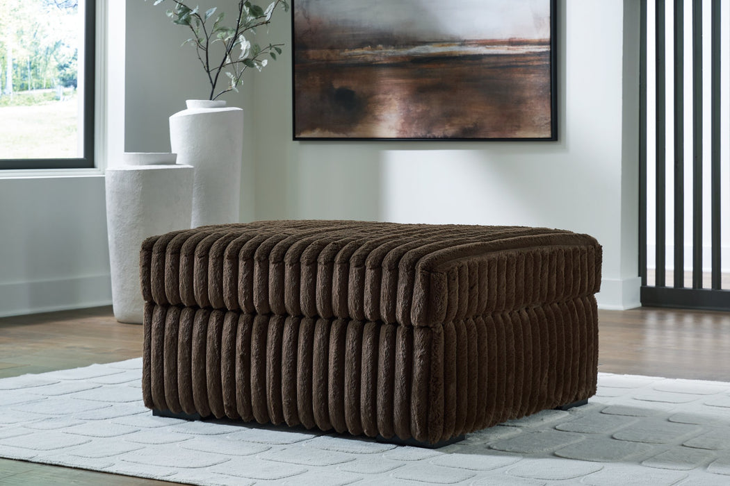 Midnight-Madness Oversized Accent Ottoman