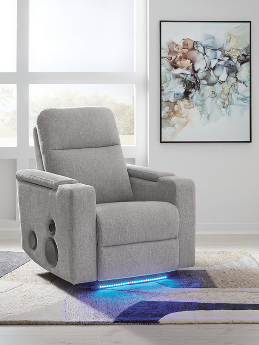 Pineland Power Glider Recliner with Audio System