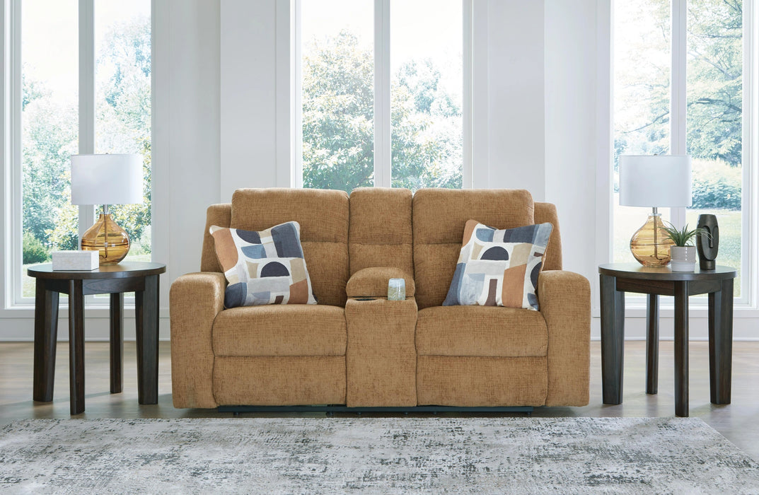 Kanlow Reclining Loveseat with Console